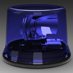Blue Beacon with rotator